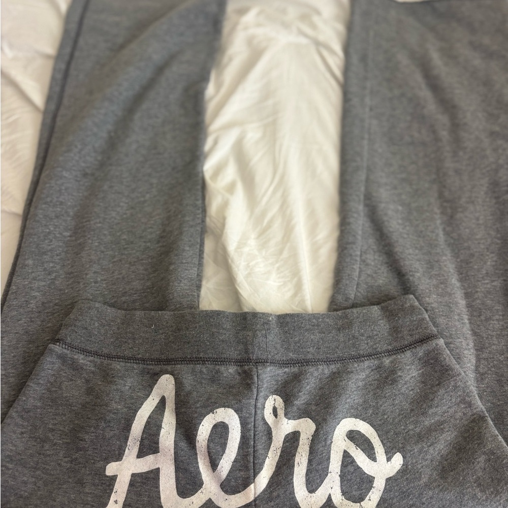 Aeropostale Gray Wide Leg Pants